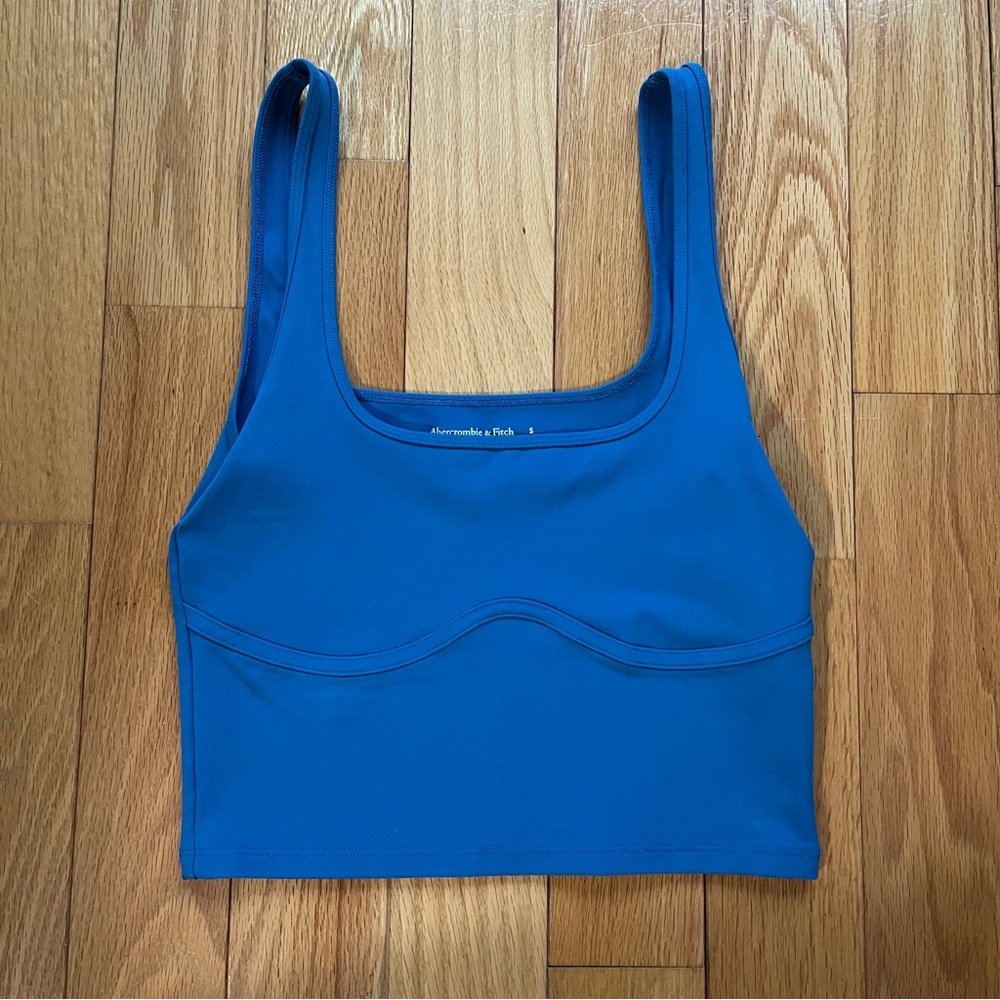 Abercrombie & Fitch Blue Cropped Tank